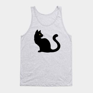 Cute Black Cat Tank Top